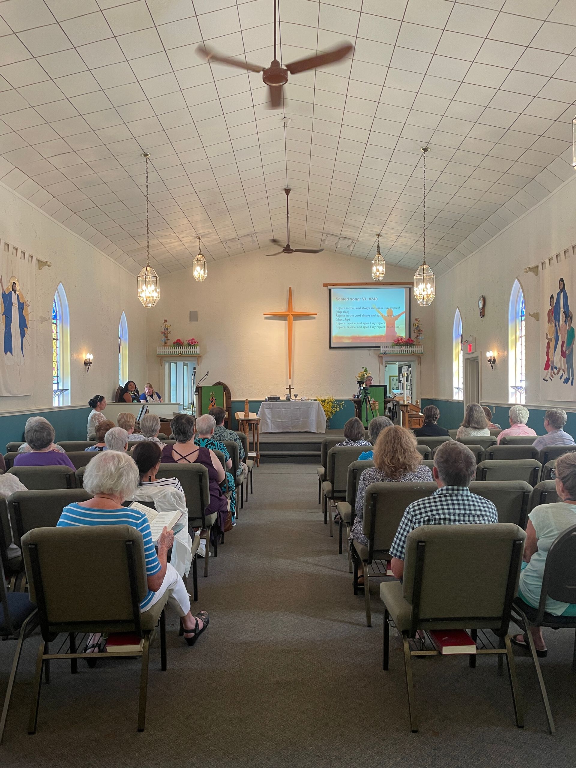 Caledon East United Church worship service